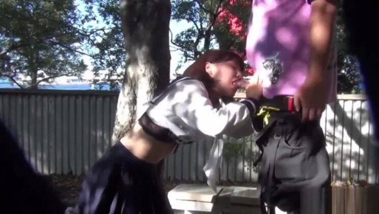 Милая японская шлюха была жестко изнасилована на публике.