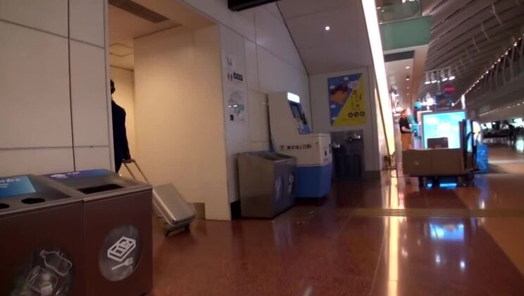 Лучшая японская модель Нозоми Асо в потрясающих скрытых камерах, публичный клип JAV