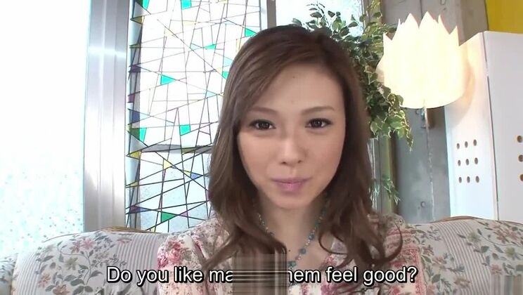 Интервью Аюму Сены без цензуры, содержащее минет (с субтитрами).