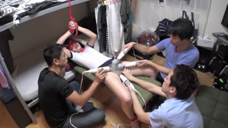 Лучшая японская девушка в самом горячем фетиш-порно, групповой секс JAV-клип