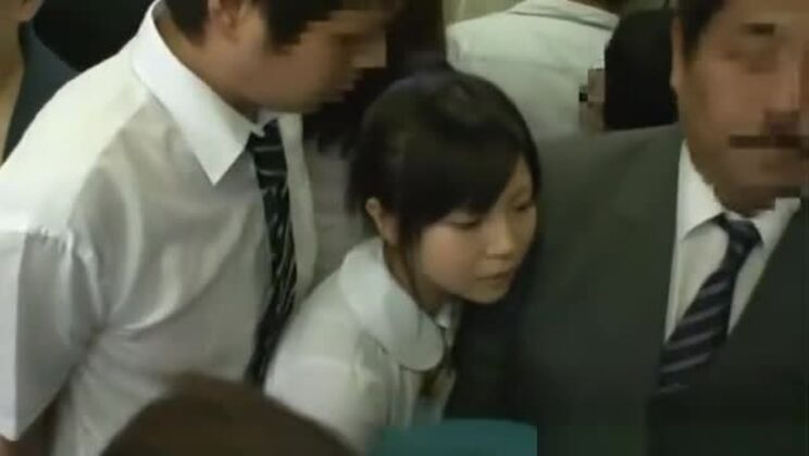 Горячий публичный секс в Японии